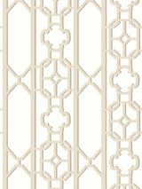 Scalamandre Joanna Fret Toffee Wallcovering