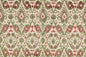 Special Order Scalamandre Tashkent Velvet Spring Green Ikat Red Black Beige Cotton Viscose MSRP USD624/y