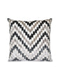 Scalamandre Ankara 22 X 22 - Smoke Decorative Pillow