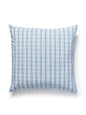 Scalamandre Check Please Outdoor 22 X 22 - Fountain Decorative Pillow
