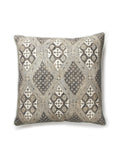 Scalamandre Farrah Print 22 X 22 - Truffle Decorative Pillow