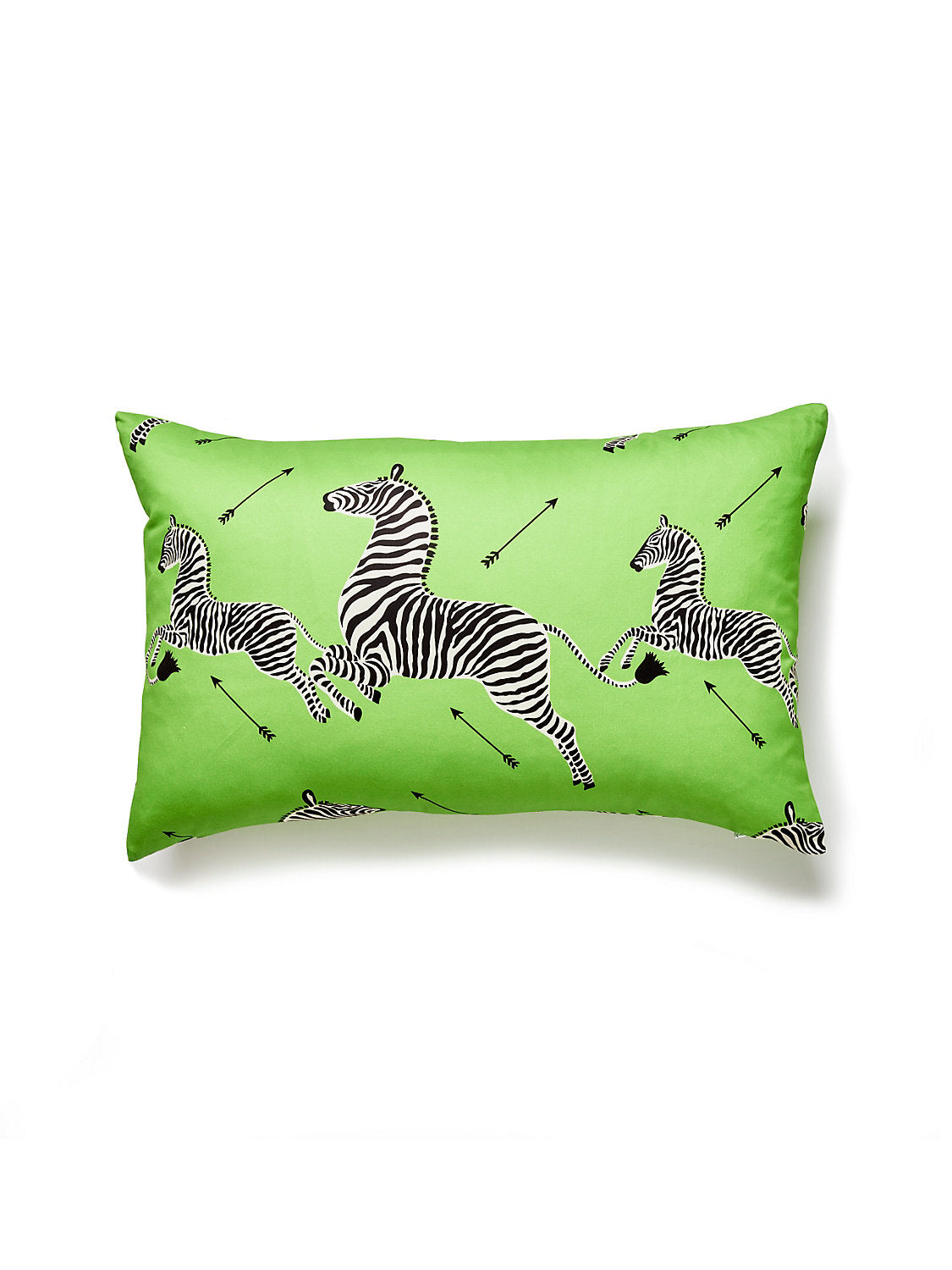 Scalamandre Zebras Petite 14 X 22 - Lime Decorative Pillow