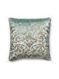 Scalamandre Palladio Velvet Damask 22 X 22 - Verdigris Decorative Pillow