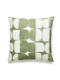 Scalamandre Rift Linen Print 22 X 22 - Basil Decorative Pillow
