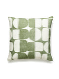 Scalamandre Rift Linen Print 22 X 22 - Basil Decorative Pillow