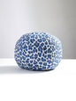 Scalamandre Backyard Bengal Outdoor 12 DIA - Cobalt Decorative Pillow