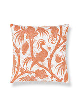 Scalamandre Balinese Peacock 22 X 22 - Mandarin Decorative Pillow