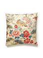 Scalamandre Shenyang Linen Print 22 X 22 - Sandalwood Decorative Pillow