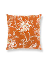 Scalamandre Kaveri Vine 22 X 22 - Mandarin Decorative Pillow