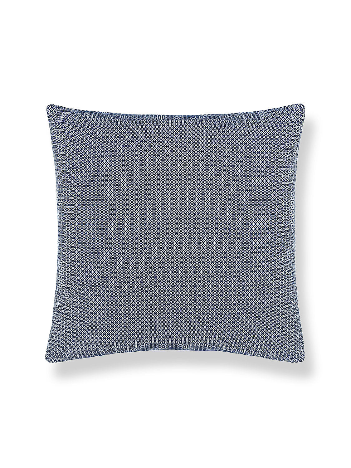 Scalamandre Bird's Eye Outdoor 22 X 22 - Navy Decorative Pillow