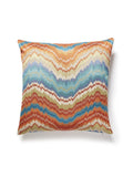 Scalamandre Bergamo Embroidery 22 X 22 - Spice Market Decorative Pillow