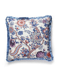 Scalamandre Met Palampore / Linley 24 X 24 - Red Multi Decorative Pillow