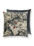 Scalamandre Marly / Como 22 X 22 - Grigio / Slate Decorative Pillow