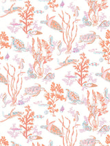 Scalamandre Garparilla Vinyl II Coral Wallcovering