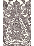 Scalamandre Luciana Damask Print Graphite Wallcovering