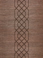 Scalamandre Adelaide Beaded Sisal Chocolate Wallcovering