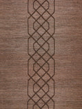Scalamandre Adelaide Beaded Sisal Chocolate Wallcovering