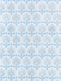 Scalamandre Karanfil Block Print Sky Wallcovering