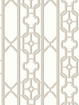 Scalamandre Joanna Fret Taupe Wallcovering