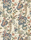 Scalamandre Cumbria Multi on Cream Wallcovering