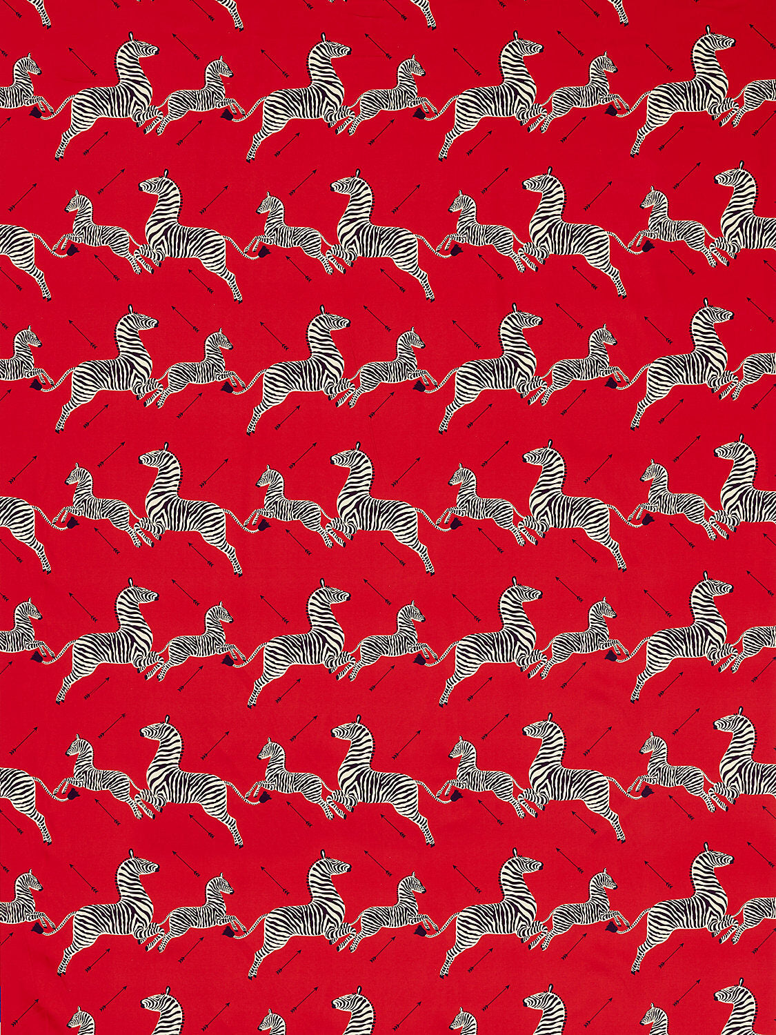 Scalamandre Zebras Petite Lime Denim Black White Cotton Print Animal MSRP USD258/y