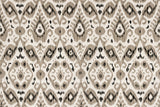 Special Order Scalamandre Tashkent Velvet Smoke Ikat Black Beige Cotton Viscose MSRP USD624/y