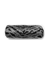 Scalamandre Tigre 21 X 7 - Silver & Black Decorative Pillow
