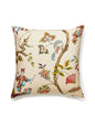 Scalamandre Chinoise Exotique 22 X 22 - Ecru Decorative Pillow