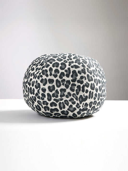 Scalamandre Backyard Bengal Outdoor 12 DIA - Slate Decorative Pillow
