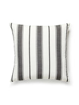 Scalamandre Sconset Outdoor 22 X 22 - Carbon Decorative Pillow
