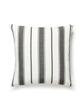 Scalamandre Sconset Outdoor 22 X 22 - Carbon Decorative Pillow