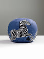 Scalamandre Zebras 12 DIA - Denim Decorative Pillow