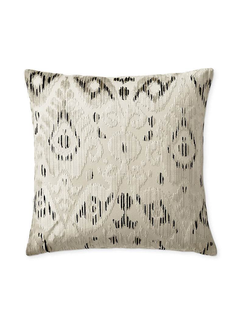 Scalamandre Tashkent Velvet 22 X 22 - Smoke Decorative Pillow