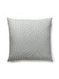 Scalamandre Willow Vine Embroidery 22 X 22 - French Grey Decorative Pillow