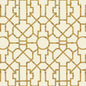 Scalamandre Baldwin Bamboo Rattan & Brown on Off-White Wallcovering