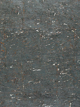 Scalamandre Metal Cork Bluestone Wallcovering