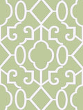 Scalamandre Ming Fretwork Pear Wallcovering