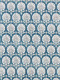 Scalamandre Karanfil Block Print Indigo Wallcovering