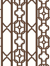 Scalamandre Joanna Fret Affogato Wallcovering