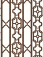 Scalamandre Joanna Fret Affogato Wallcovering