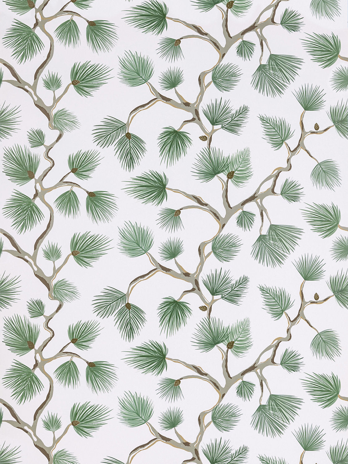Scalamandre Pignoli Fern Wallcovering