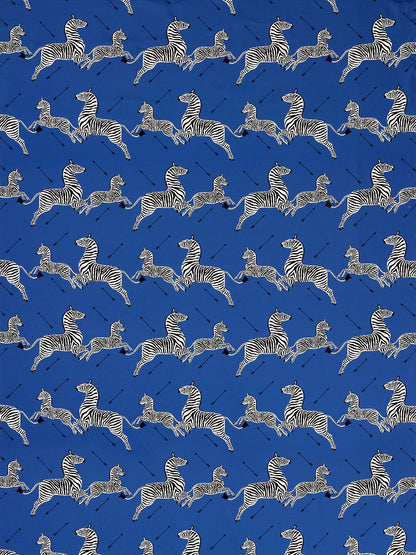 Scalamandre Zebras Petite Masai Red Black White Cotton Print Animal MSRP USD266/y