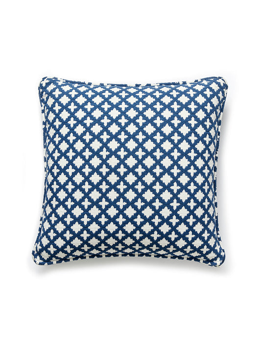 Scalamandre Marrakesh Weave 22 X 22 - Navy Decorative Pillow
