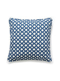 Scalamandre Marrakesh Weave 22 X 22 - Navy Decorative Pillow