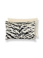Scalamandre Tigre 14 X 22 - Off-White & Black / Oyster Decorative Pillow