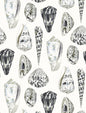 Scalamandre Coquina Graphite Wallcovering