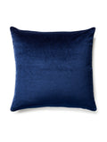 Scalamandre Bay Velvet Outdoor 22 X 22 - Navy Decorative Pillow