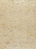 Scalamandre Metal Cork White Gold Wallcovering