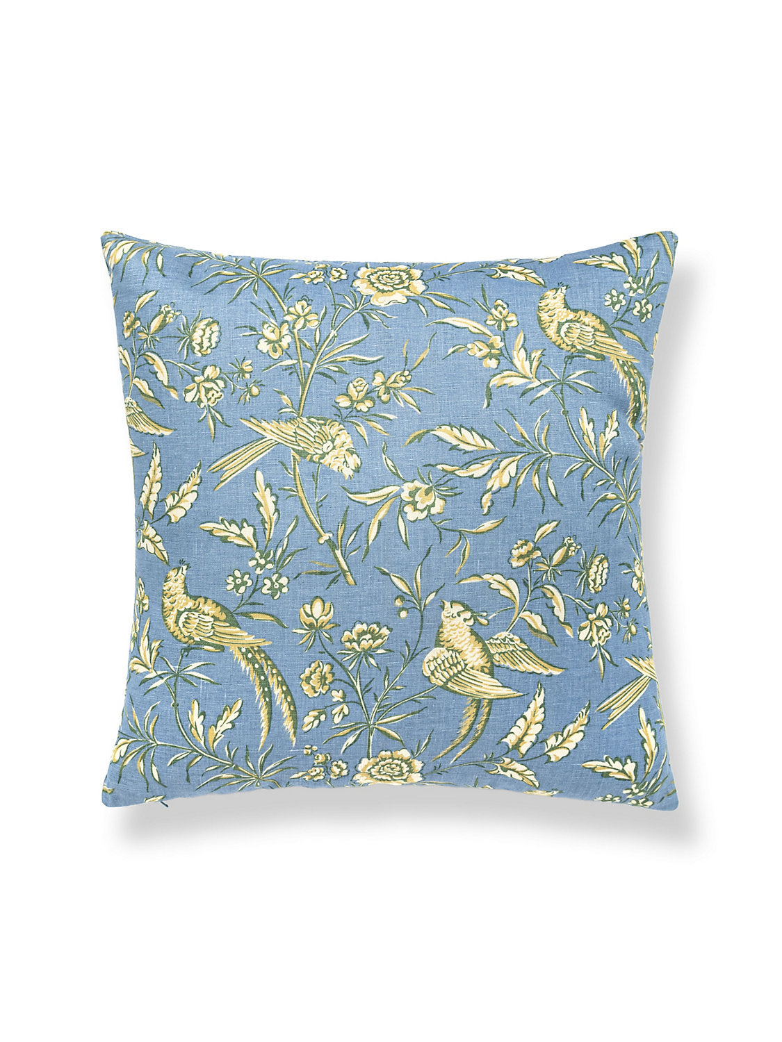 Scalamandre Aviary 22 X 22 - Sky Decorative Pillow