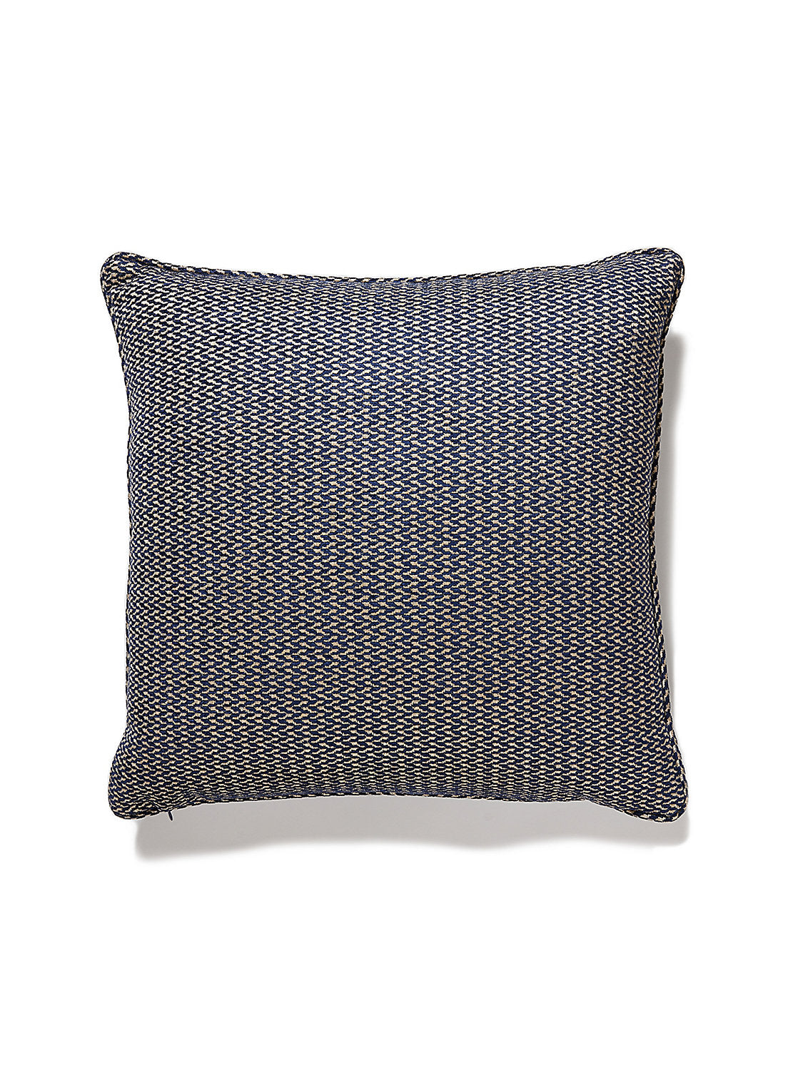Scalamandre Cortona Chenille 22 X 22 - Indigo Decorative Pillow